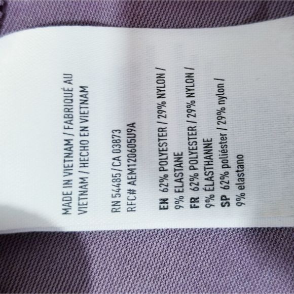 American Eagle Strappy Crushed Velvet Tank Top - Picture 7 of 7